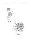 TWO-CENTRE ROTARY BORING BIT AND METHOD FOR DEEPENING AN EXISTING WELL diagram and image