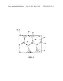 POLYCRYSTALLINE COMPACTS INCLUDING METALLIC ALLOY COMPOSITIONS IN     INTERSTITIAL SPACES BETWEEN GRAINS OF HARD MATERIAL, CUTTING ELEMENTS AND     EARTH-BORING TOOLS INCLUDING SUCH POLYCRYSTALLINE COMPACTS, AND RELATED     METHODS diagram and image