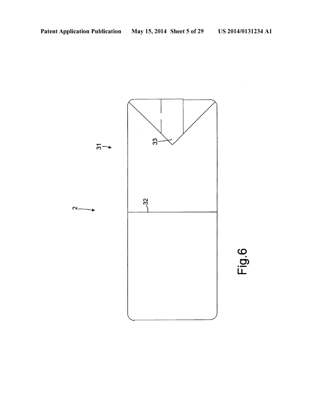 PACKET OF CIGARETTES, AND METHOD OF PRODUCING A PACKET OF CIGARETTES - diagram, schematic, and image 06