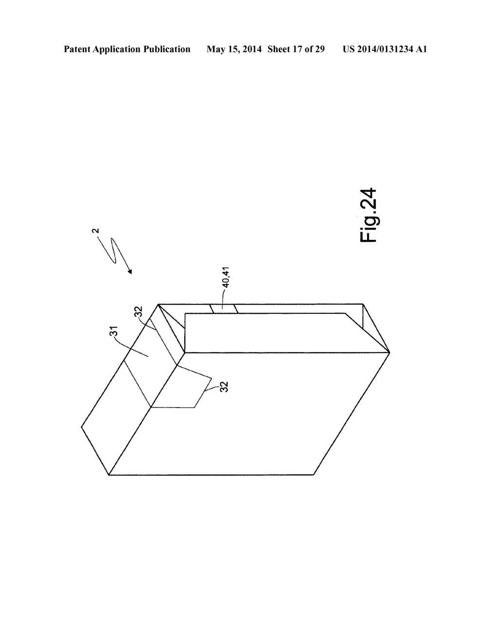 PACKET OF CIGARETTES, AND METHOD OF PRODUCING A PACKET OF CIGARETTES - diagram, schematic, and image 18