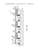 ELECTRONIC DEVICE HAVING RADIATION-PRODUCED CONTAINMENT REGIONS AND     PROCESSES FOR MAKING SAME diagram and image