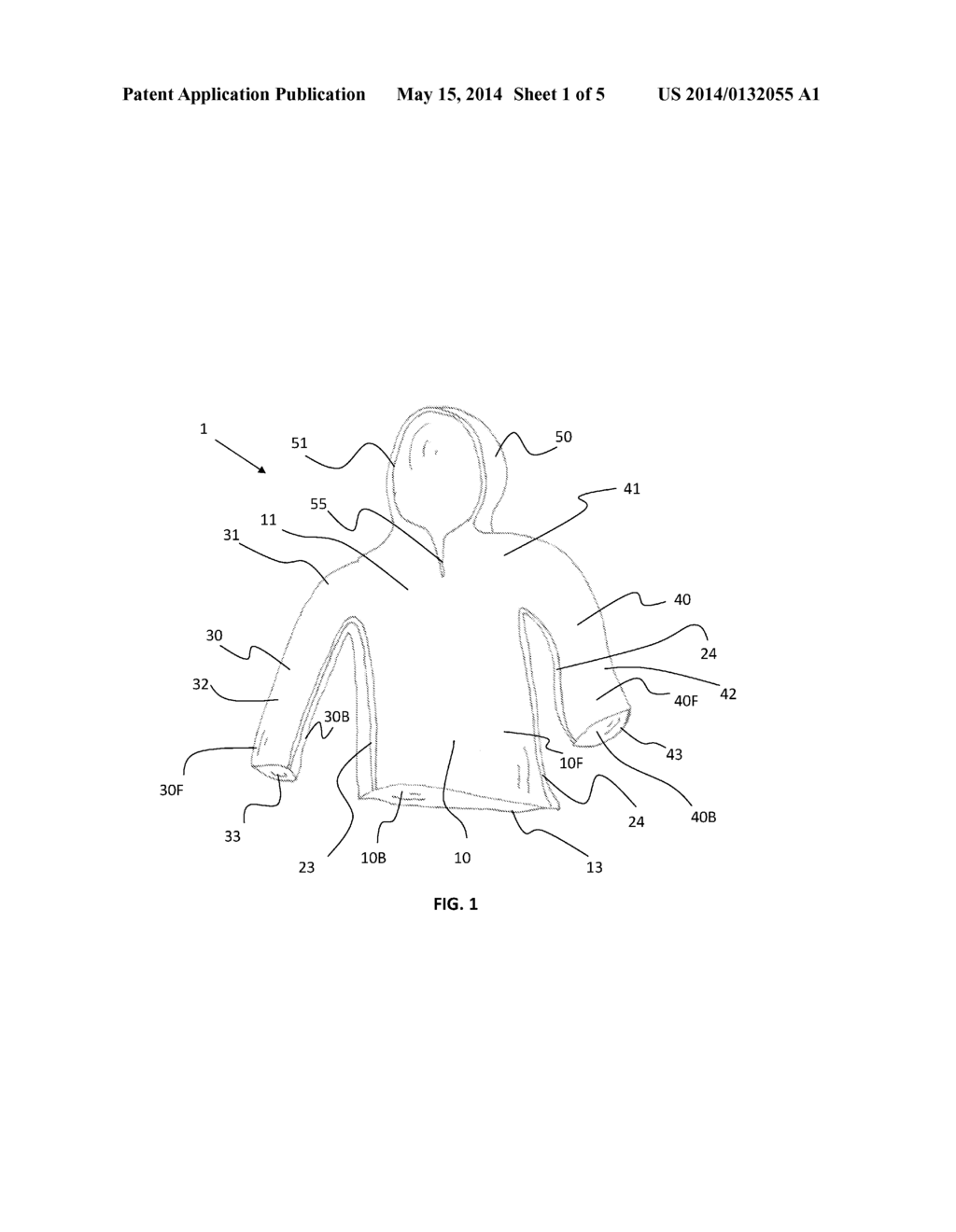 GARMENT, SYSTEM AND METHOD FOR USING THE SAME - diagram, schematic, and image 02