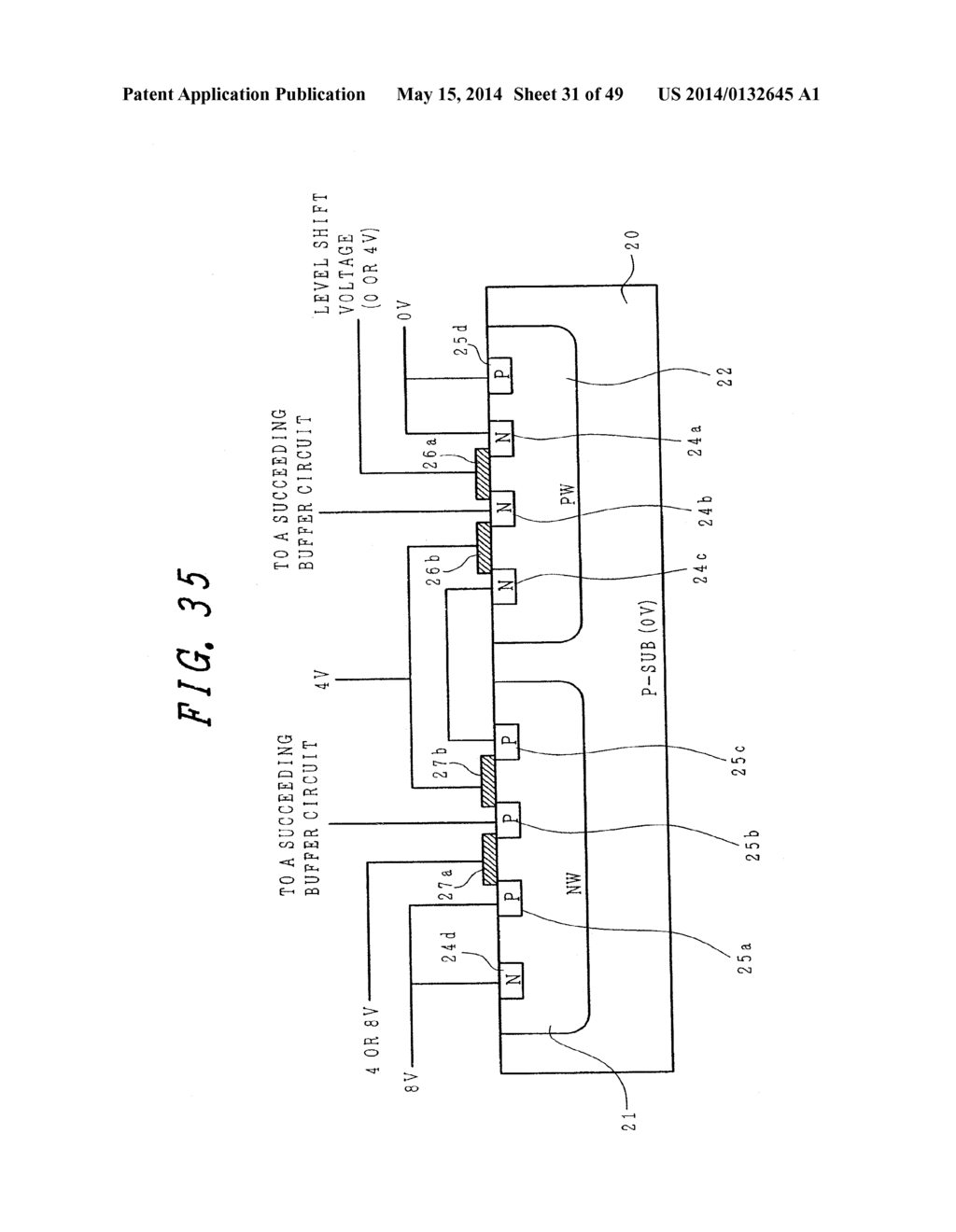 LIQUID CRYSTAL DISPLAY DEVICE WITH INFLUENCES OF OFFSET VOLTAGES REDUCED - diagram, schematic, and image 32