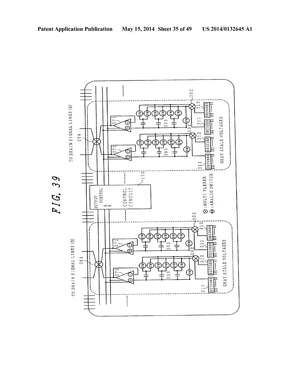 LIQUID CRYSTAL DISPLAY DEVICE WITH INFLUENCES OF OFFSET VOLTAGES REDUCED - diagram, schematic, and image 36