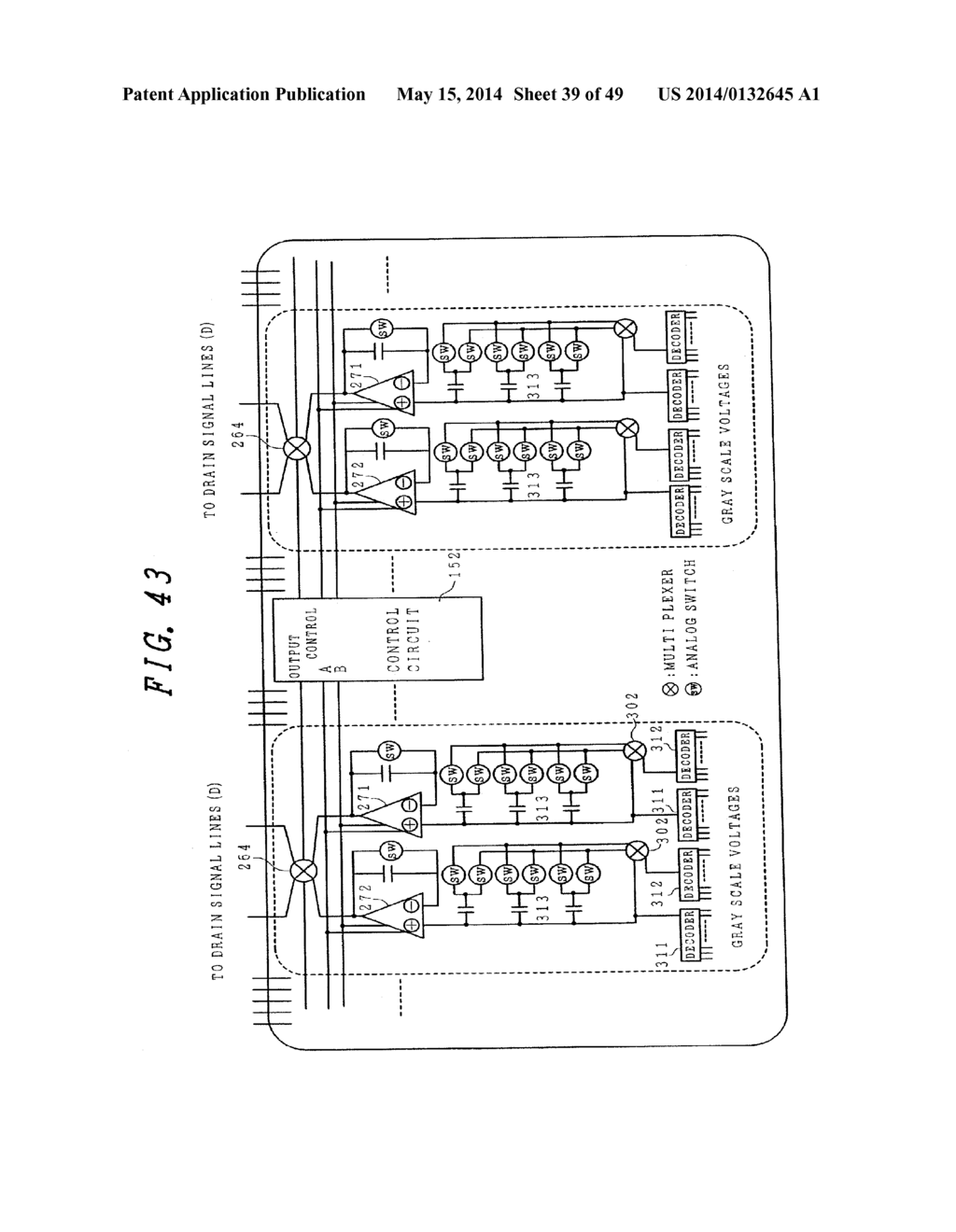 LIQUID CRYSTAL DISPLAY DEVICE WITH INFLUENCES OF OFFSET VOLTAGES REDUCED - diagram, schematic, and image 40