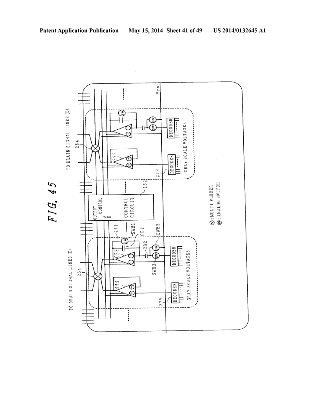 LIQUID CRYSTAL DISPLAY DEVICE WITH INFLUENCES OF OFFSET VOLTAGES REDUCED - diagram, schematic, and image 42