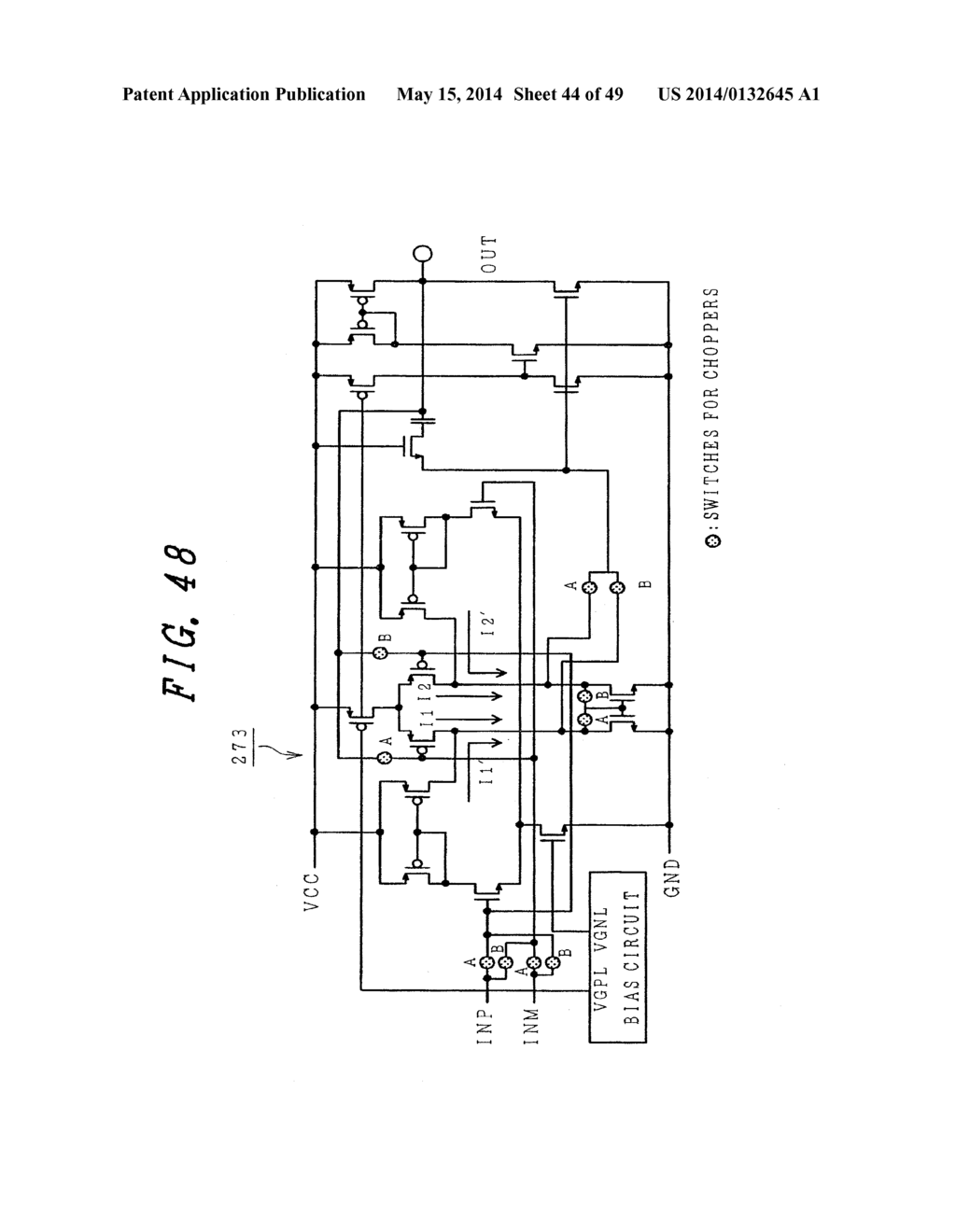 LIQUID CRYSTAL DISPLAY DEVICE WITH INFLUENCES OF OFFSET VOLTAGES REDUCED - diagram, schematic, and image 45