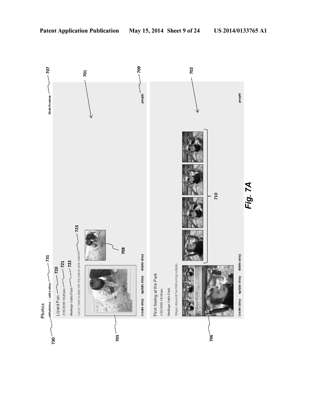 SYSTEM AND METHOD FOR CREATING AND SHARING PHOTO STORIES - diagram, schematic, and image 10