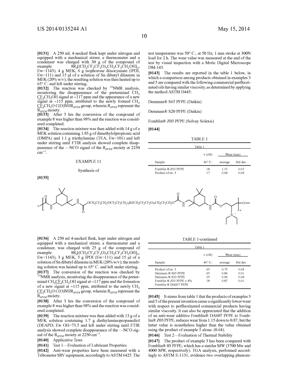 (PER) FLUOROPOLYETHER BLOCK COPOLYMERS - diagram, schematic, and image 11