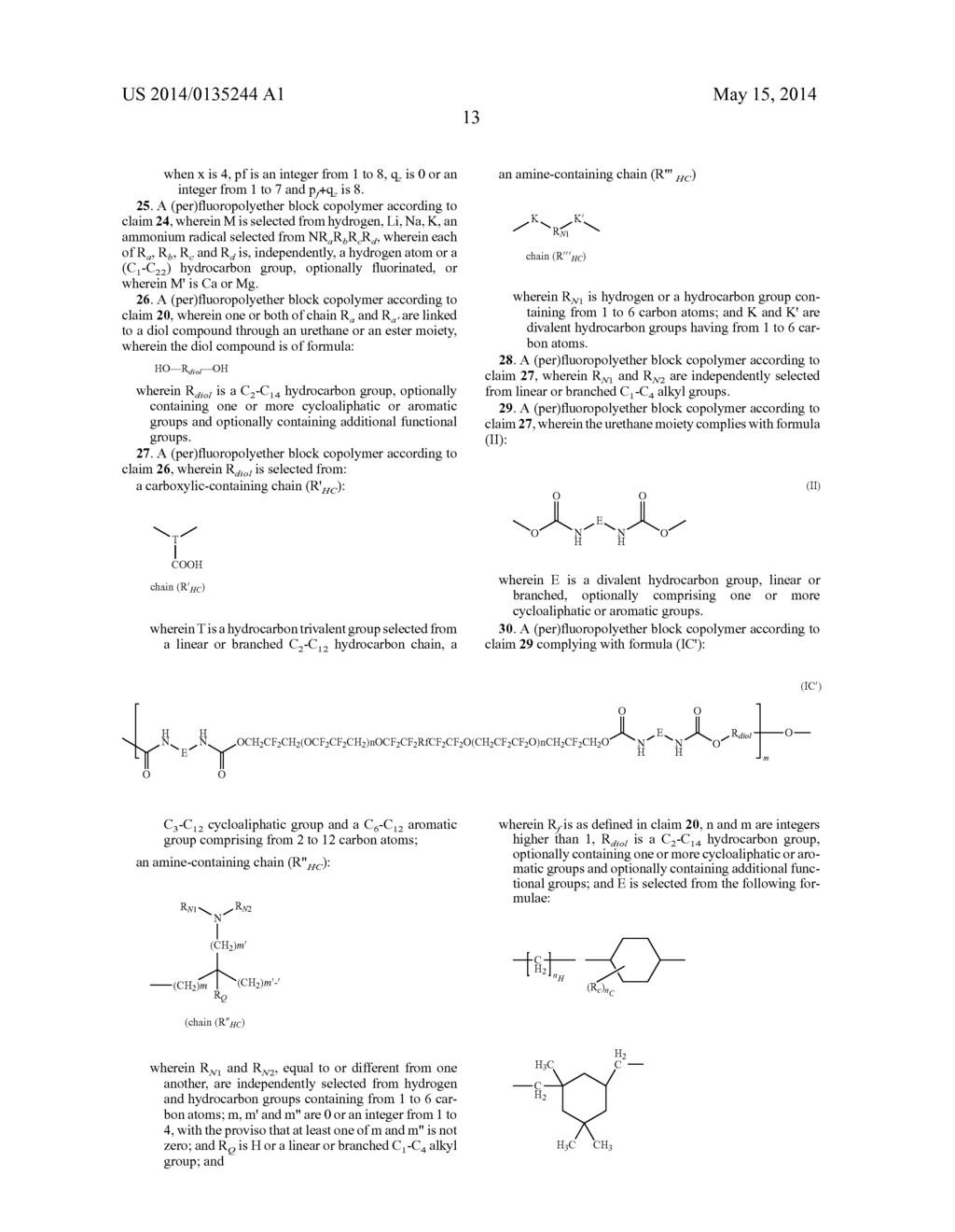 (PER) FLUOROPOLYETHER BLOCK COPOLYMERS - diagram, schematic, and image 14