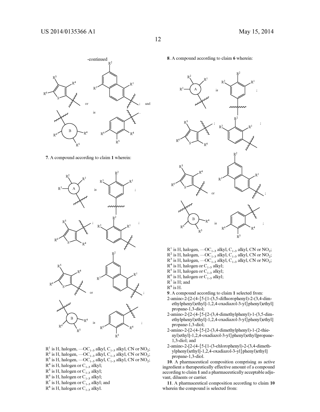 ARYL OXADIAZOLE DERIVATIVES AS SPHINGOSINE 1-PHOSPHATE (S1P) RECEPTOR     MODULATORS - diagram, schematic, and image 13