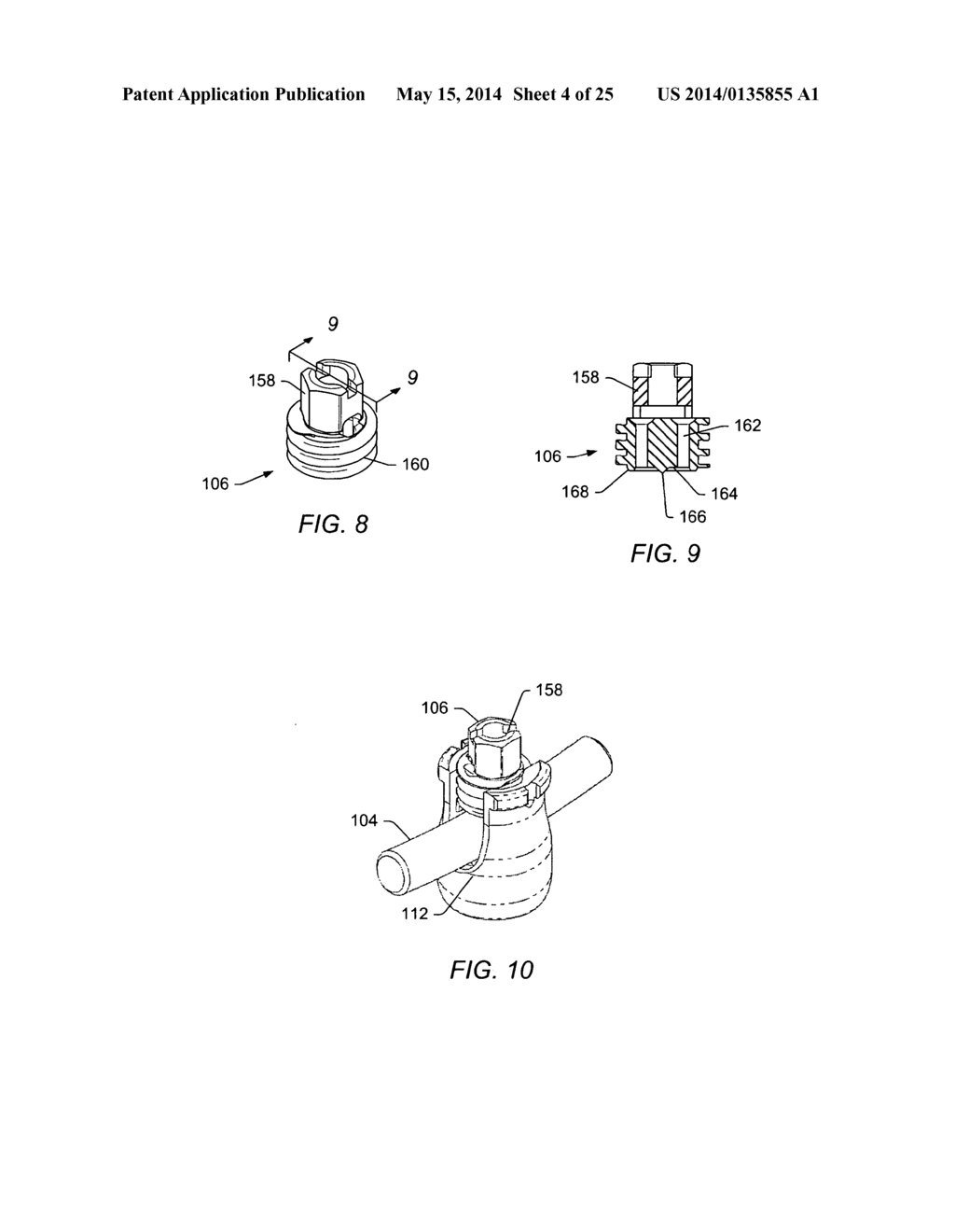 INSTRUMENTS AND METHODS FOR ADJUSTING SEPARATION DISTANCE OF VERTEBRAL     BODIES WITH A MINIMALLY INVASIVE SPINAL STABILIZATION PROCEDURE - diagram, schematic, and image 05