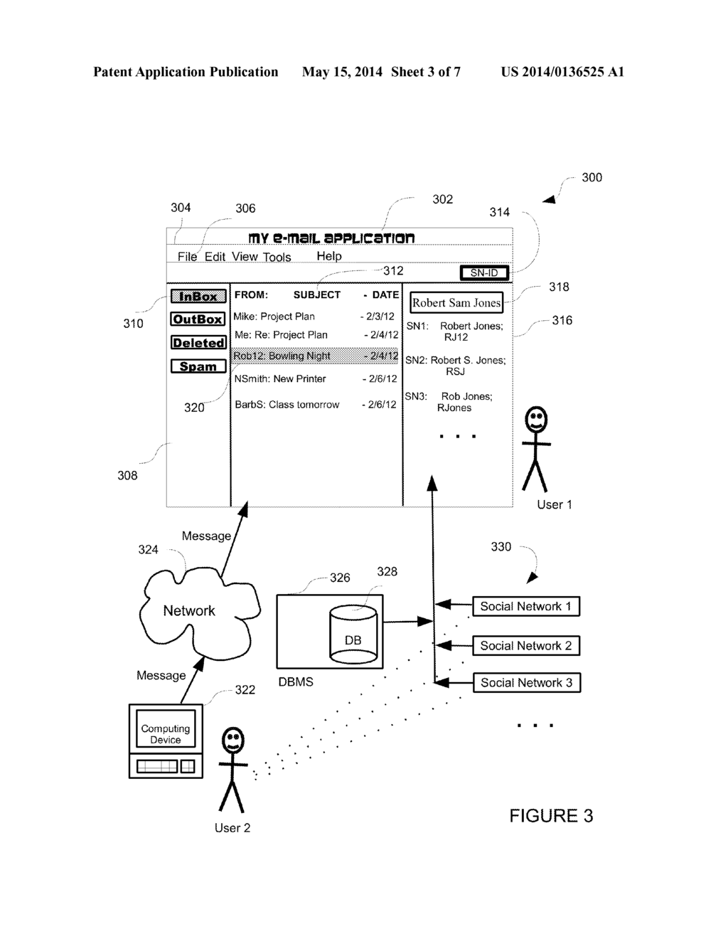 UNIQUE IDENTIFICATION OF USERS ACROSS MULTIPLE SOCIAL AND COMPUTER     NETWORKS - diagram, schematic, and image 04