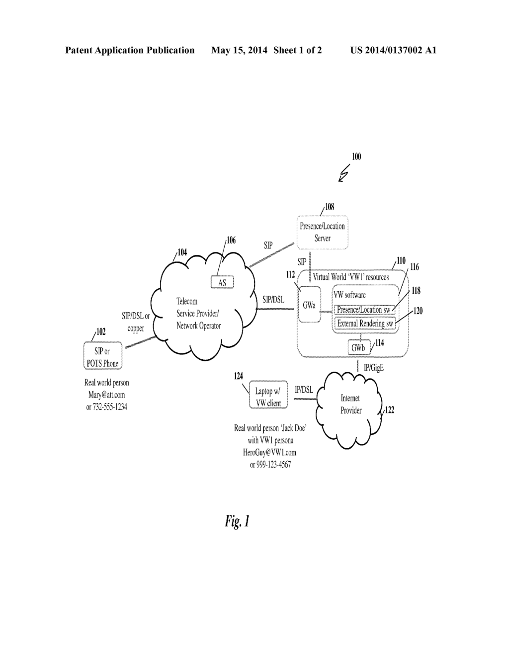 Unified Location & Presence, Communication Across Real and Virtual Worlds - diagram, schematic, and image 02