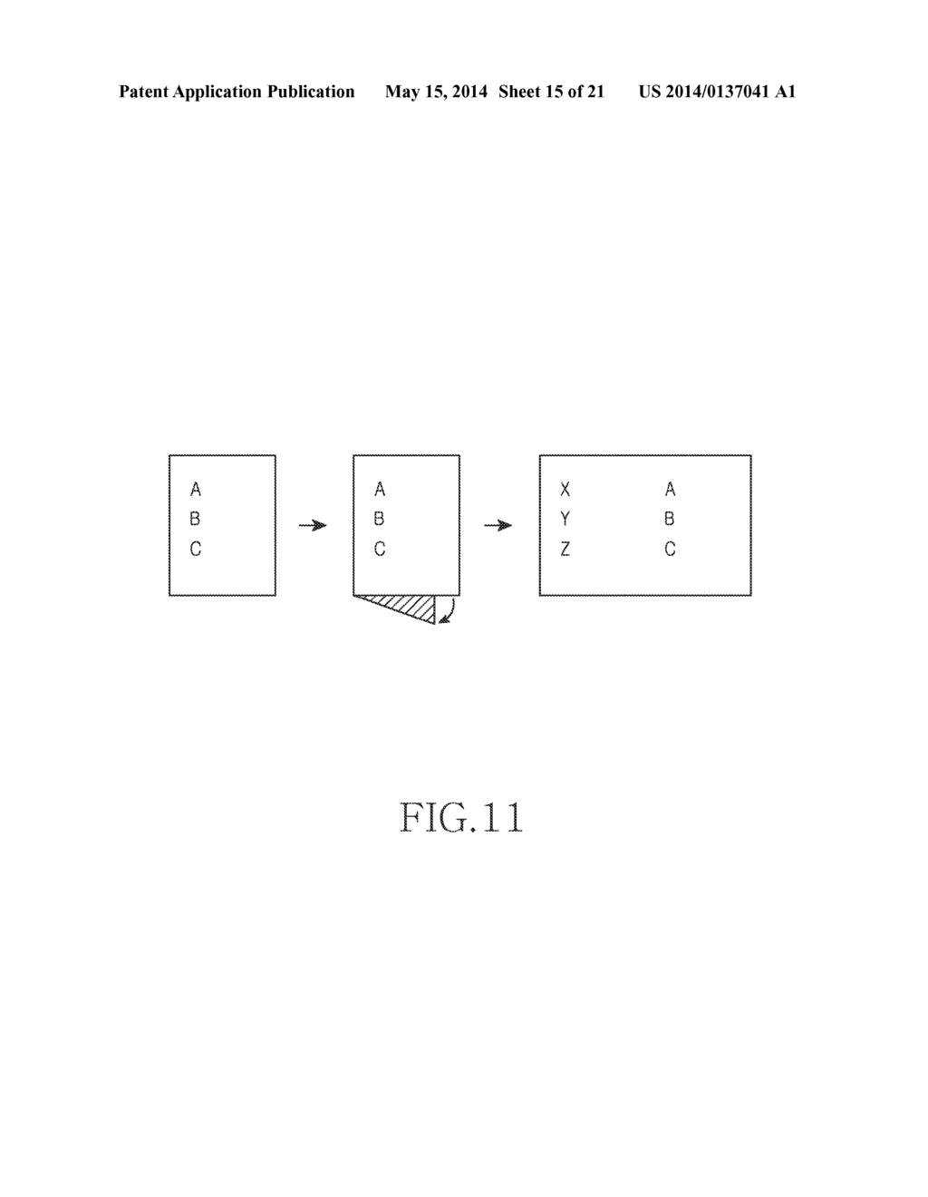 METHOD FOR ARRANGING FOR LIST IN FLEXIBLE DISPLAY AND ELECTRONIC DEVICE     THEREOF - diagram, schematic, and image 16