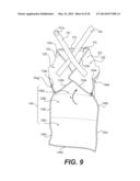 GARMENT CONVERTIBLE TO BAG diagram and image