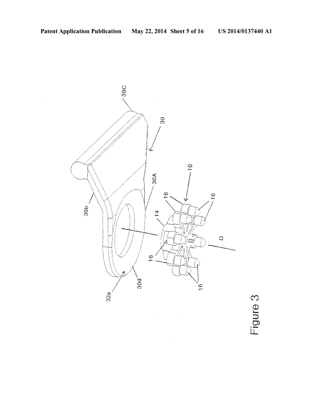 GOLF SHOE MOUNTING BRUSH AND SCRAPER ATTACHMENT AND METHOD OF MOUNTING     SAME - diagram, schematic, and image 06