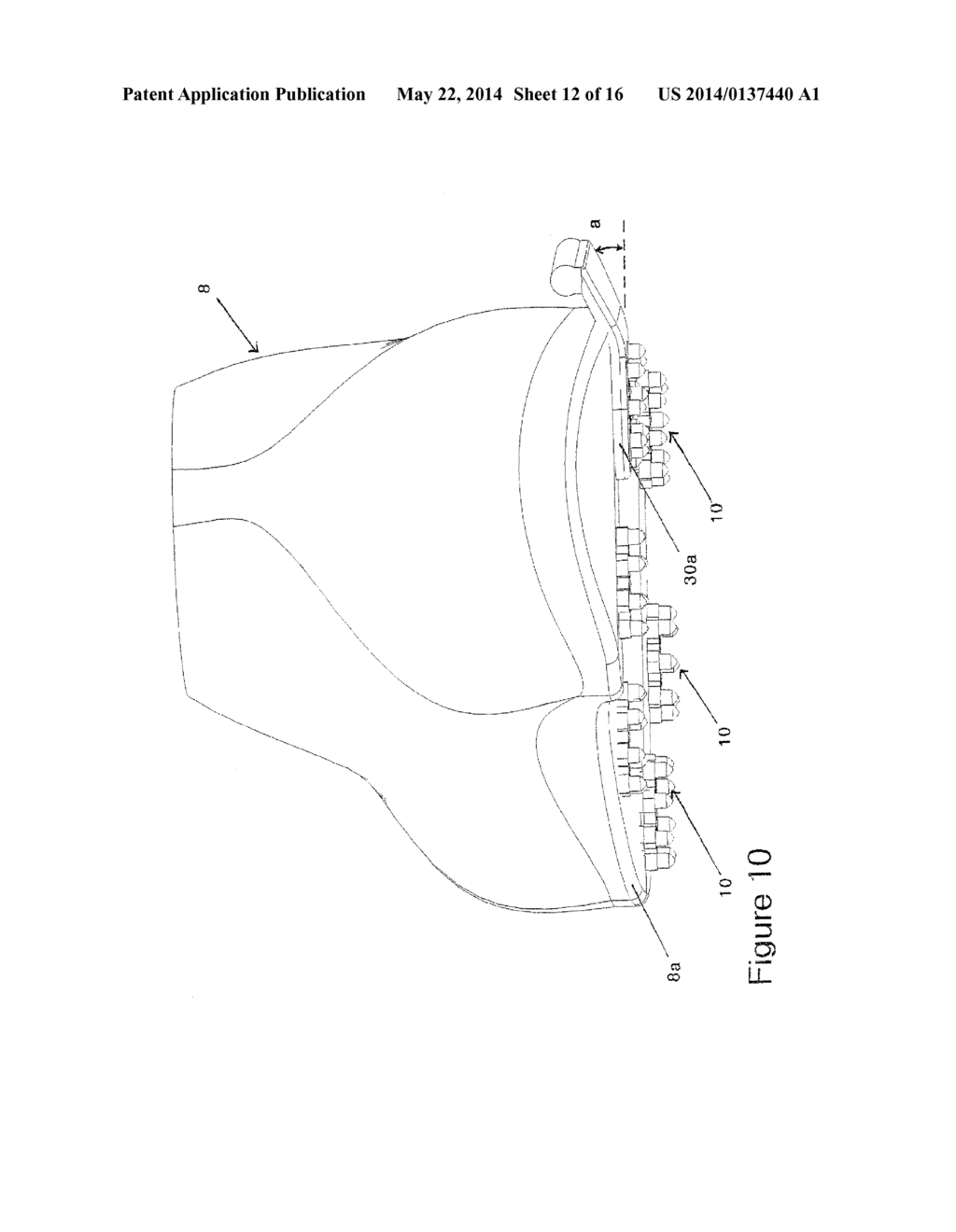 GOLF SHOE MOUNTING BRUSH AND SCRAPER ATTACHMENT AND METHOD OF MOUNTING     SAME - diagram, schematic, and image 13