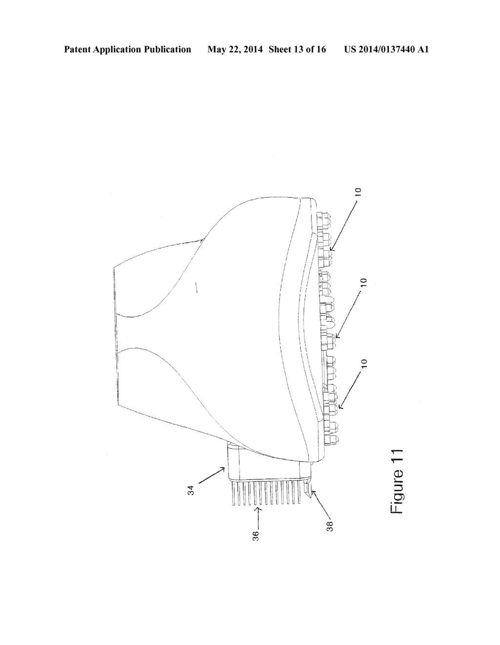 GOLF SHOE MOUNTING BRUSH AND SCRAPER ATTACHMENT AND METHOD OF MOUNTING     SAME - diagram, schematic, and image 14