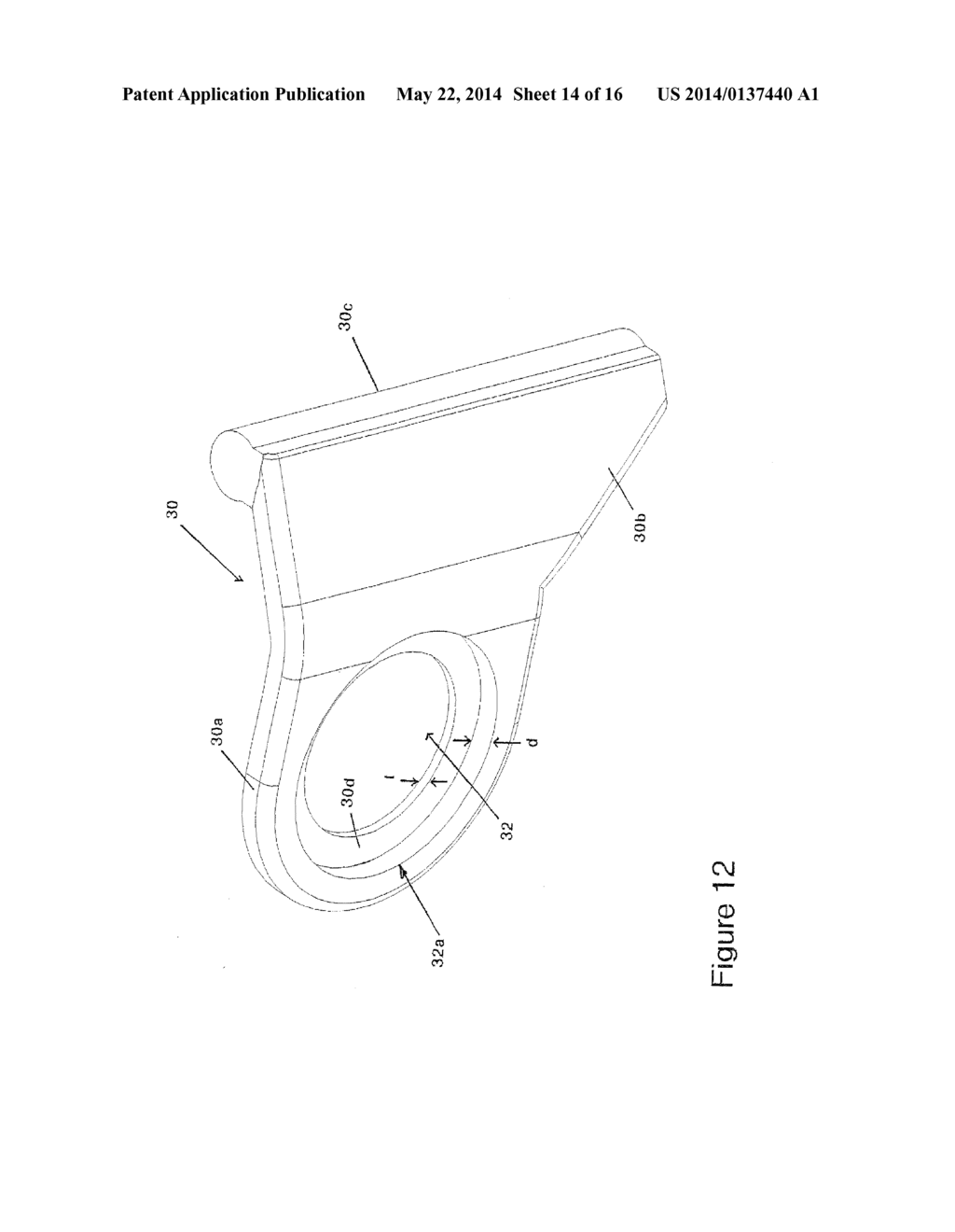 GOLF SHOE MOUNTING BRUSH AND SCRAPER ATTACHMENT AND METHOD OF MOUNTING     SAME - diagram, schematic, and image 15