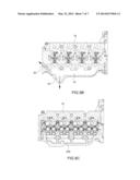 EXHAUST MANIFOLD AND DIFFUSER INTEGRATED CYLINDER HEAD diagram and image