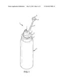 ACTUATOR FOR DISPENSING AEROSOL HAIR CARE PRODUCTS CLOSER TO THE SCALP diagram and image