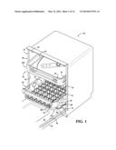 DISH RACK WITH DISPENSER UNIT diagram and image