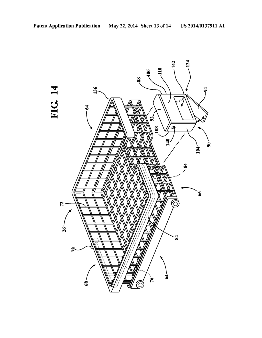 DISH RACK WITH DISPENSER UNIT - diagram, schematic, and image 14