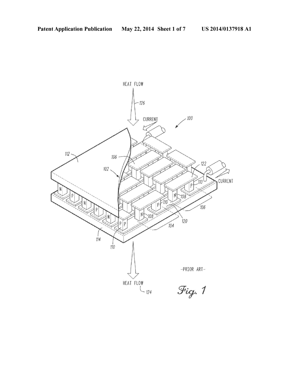 THERMOELECTRIC DEVICE AND METHOD OF MAKING SAME - diagram, schematic, and image 02