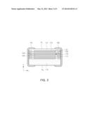 MULTILAYERED CERAMIC CAPACITOR, MOUNTING STRUCTURE OF CIRCUIT BOARD HAVING     MULTILAYERED CERAMIC CAPACITOR THEREON, AND PACKING UNIT FOR MULTILAYERED     CERAMIC CAPACITOR diagram and image