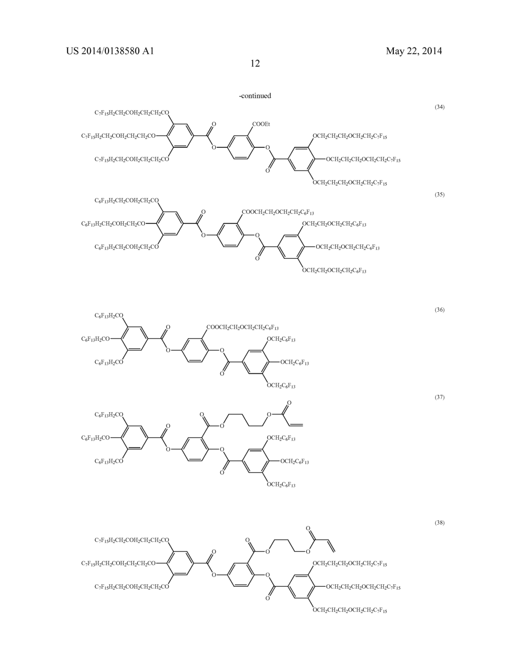 COMPOUND, HAZE-LOWERING AGENT, LIQUID CRYSTAL COMPOSITION, POLYMER     MATERIAL, AND FILM - diagram, schematic, and image 14