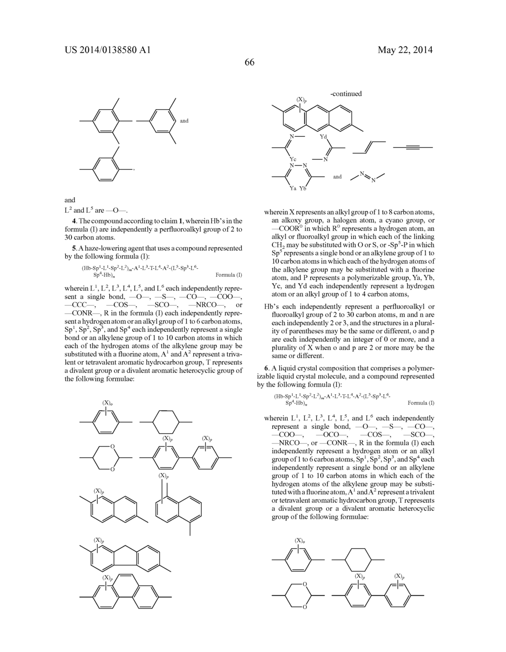 COMPOUND, HAZE-LOWERING AGENT, LIQUID CRYSTAL COMPOSITION, POLYMER     MATERIAL, AND FILM - diagram, schematic, and image 68