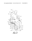 Chair, Frame and Lifting Garment Useful for Patients diagram and image