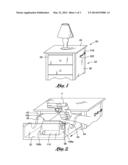 FURNITURE WITH FIREARM ACCESS FEATURES diagram and image