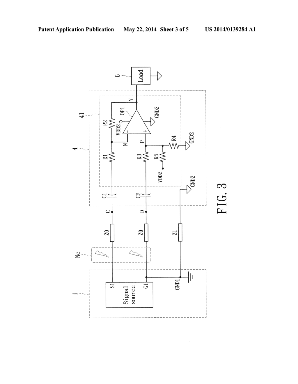 COMMON MODE NOISE CANCELLATION CIRCUIT FOR UNBALANCED SIGNALS - diagram, schematic, and image 04