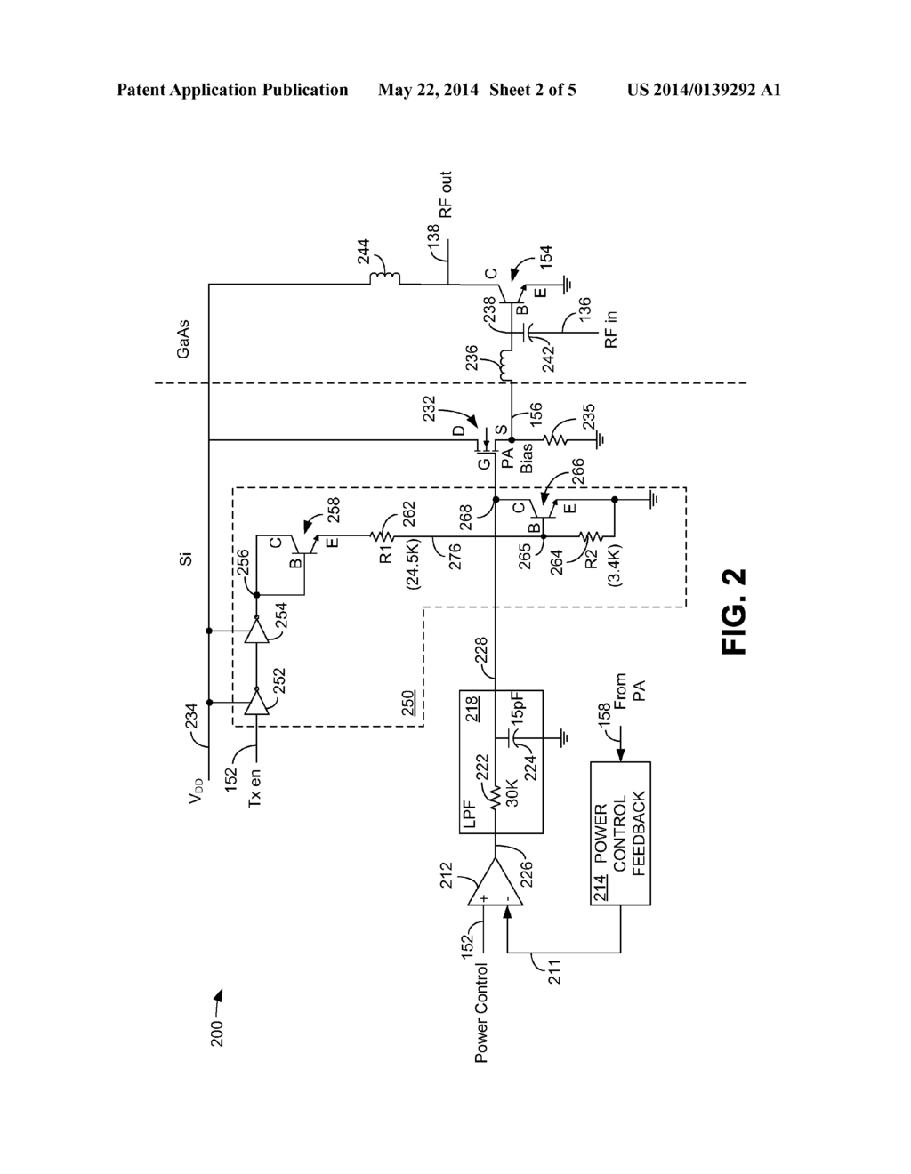 SYSTEM AND METHOD FOR POWER AMPLIFIER OVER-VOLTAGE PROTECTION - diagram, schematic, and image 03