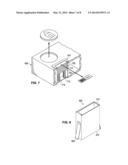 DIRECT-TO-PRODUCT PRINTING TRAY INCLUDING A TRACKING LABEL-DISPENSING     MECHANISM diagram and image