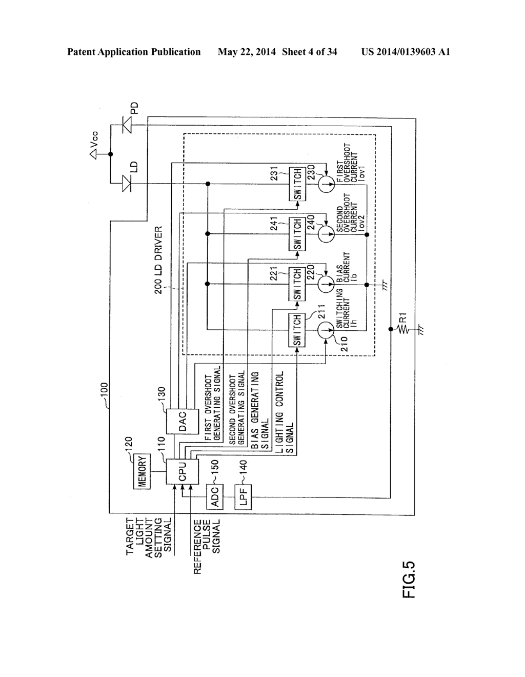 LIGHT SOURCE DRIVE CIRCUIT, OPTICAL SCANNING APPARATUS, SEMICONDUCTOR     DRIVE CIRCUIT, AND IMAGE FORMING APPARATUS - diagram, schematic, and image 05