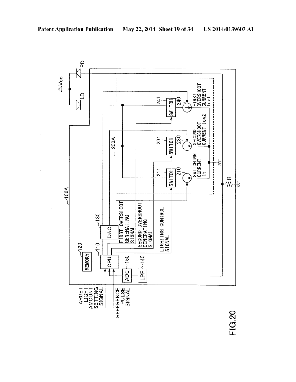 LIGHT SOURCE DRIVE CIRCUIT, OPTICAL SCANNING APPARATUS, SEMICONDUCTOR     DRIVE CIRCUIT, AND IMAGE FORMING APPARATUS - diagram, schematic, and image 20