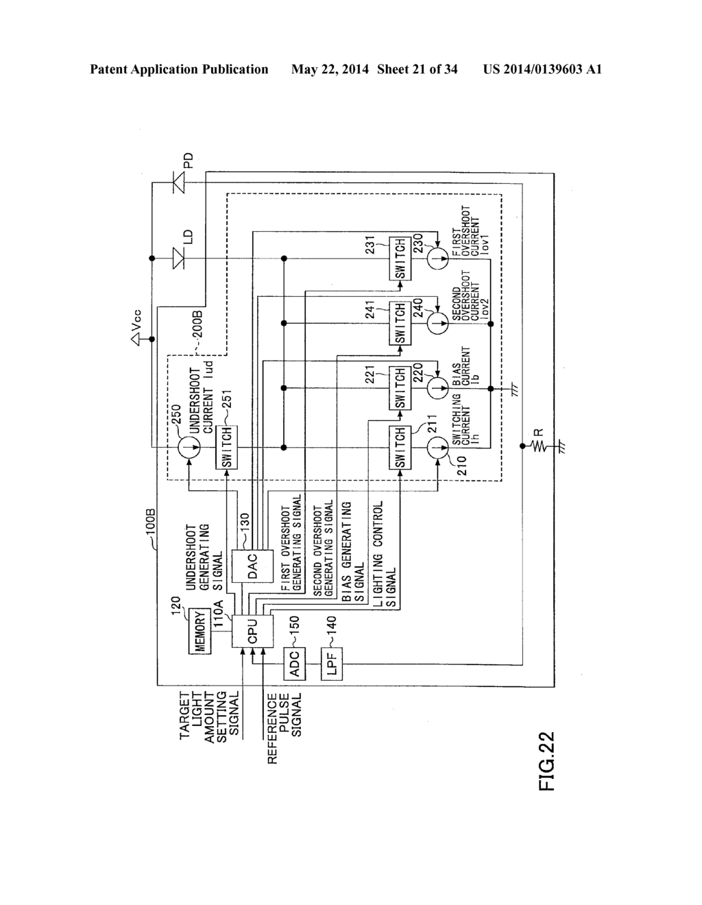 LIGHT SOURCE DRIVE CIRCUIT, OPTICAL SCANNING APPARATUS, SEMICONDUCTOR     DRIVE CIRCUIT, AND IMAGE FORMING APPARATUS - diagram, schematic, and image 22