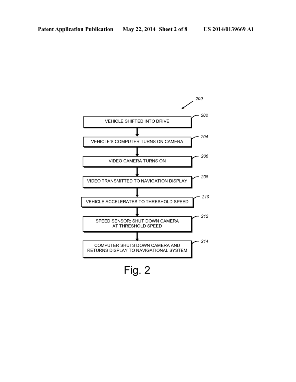 SYSTEM AND METHOD FOR PROVIDING FRONT-ORIENTED VISUAL INFORMATION TO     VEHICLE DRIVER - diagram, schematic, and image 03