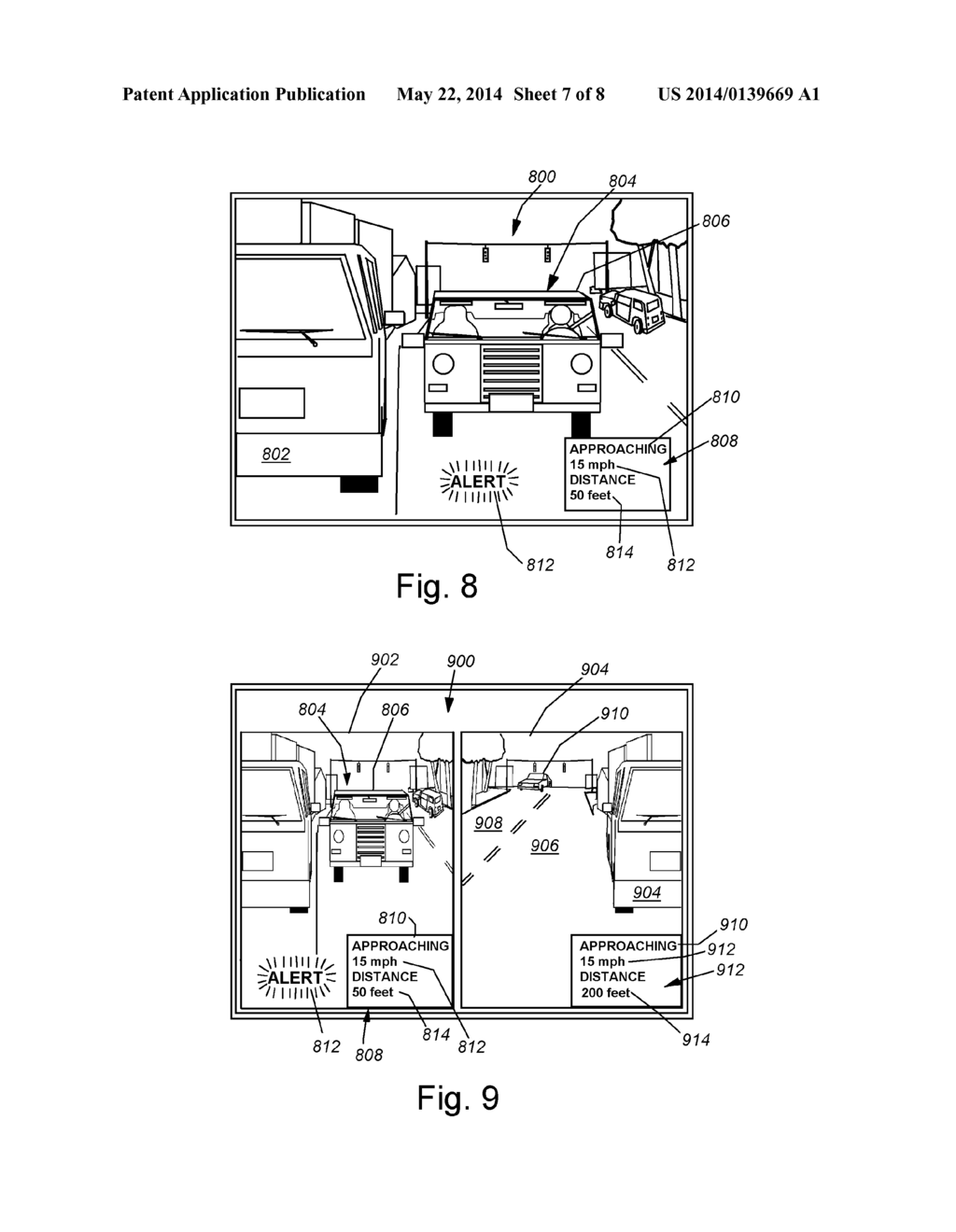 SYSTEM AND METHOD FOR PROVIDING FRONT-ORIENTED VISUAL INFORMATION TO     VEHICLE DRIVER - diagram, schematic, and image 08