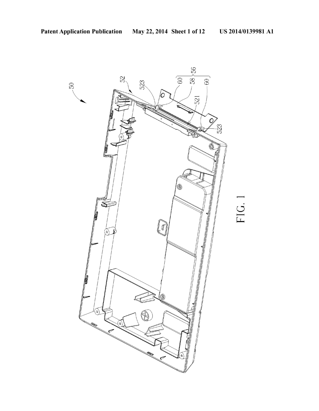 DOOR STRUCTURE WITH EASY ASSEMBLY AND ELECTRONIC DEVICE THEREWITH - diagram, schematic, and image 02