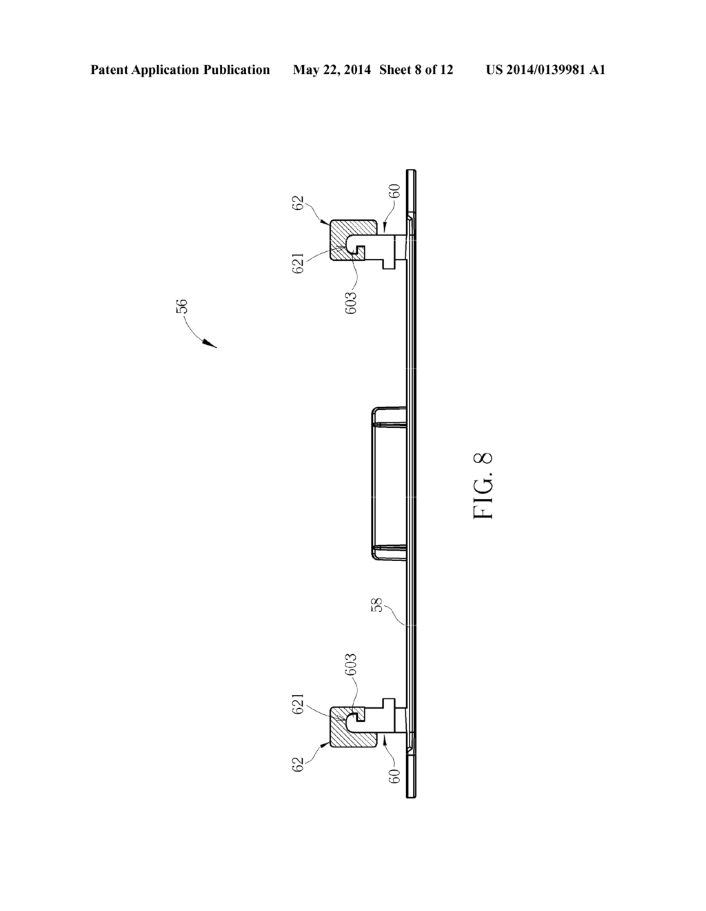 DOOR STRUCTURE WITH EASY ASSEMBLY AND ELECTRONIC DEVICE THEREWITH - diagram, schematic, and image 09