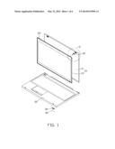 PORTABLE COMPUTER WITH LATCH MECHANISM diagram and image