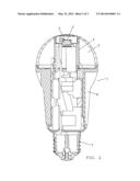 LED LIGHT BULB WITH LIGHT-SHIELDING STRUCTURE diagram and image