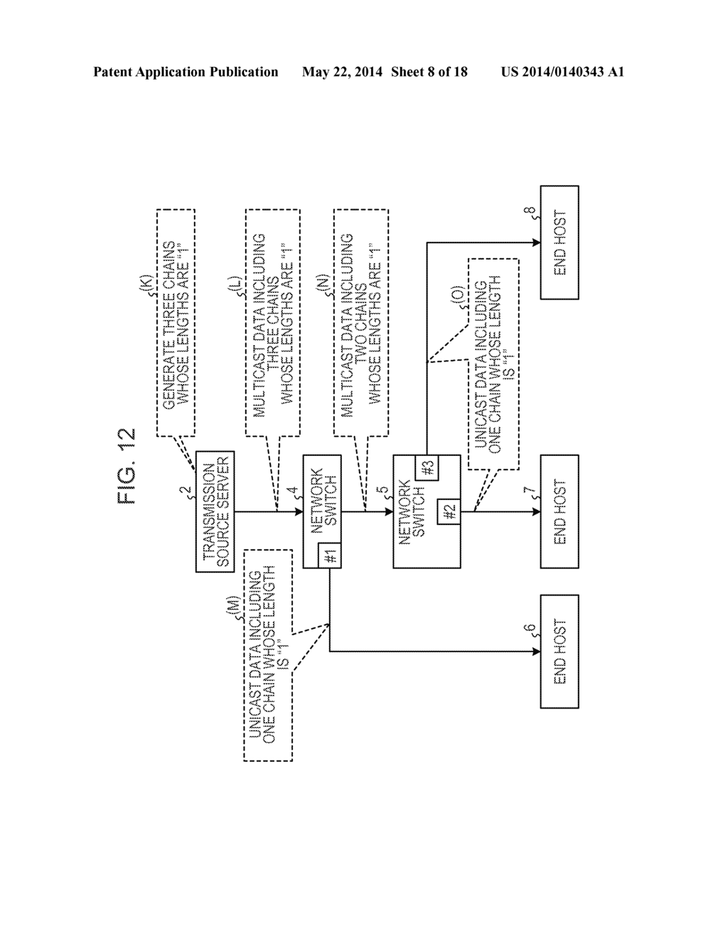 APPARATUS AND METHOD FOR EFFICIENTLY MULTICASTING DATA TO A PLURALITY OF     DESTINATION DEVICES - diagram, schematic, and image 09