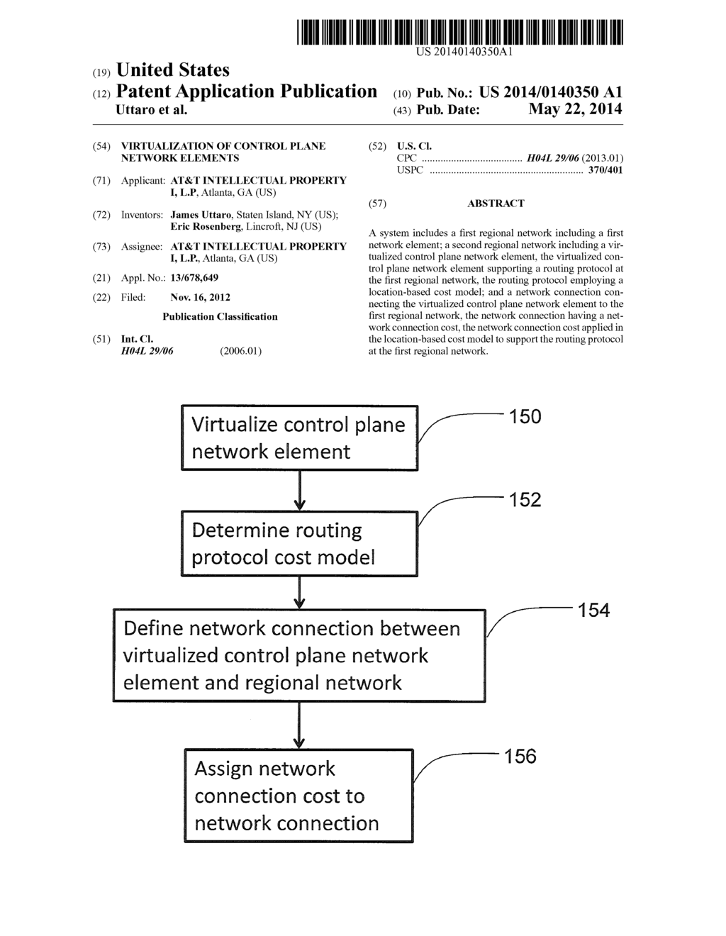 Virtualization Of Control Plane Network Elements - diagram, schematic, and image 01