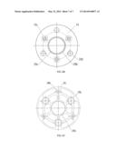 SCROLL-TYPE VOLUME DISPLACEMENT APPARATUS WITH AN ORBITING THRUST BEARING diagram and image