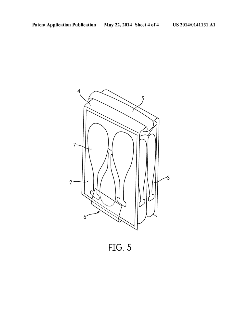 FOOD PRODUCT PACKAGING WITH A HANDLE AND METHODS FOR MAKING THE SAME - diagram, schematic, and image 05